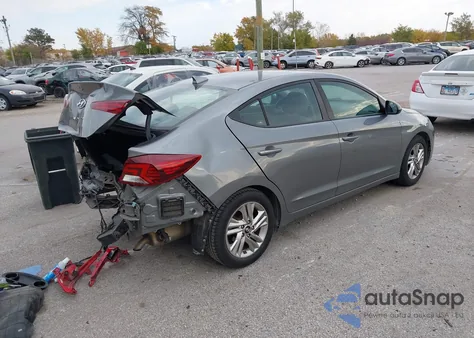 2019 Hyundai Elantra Sel из США, поврежденный, VIN KMHD84LF9KU750893